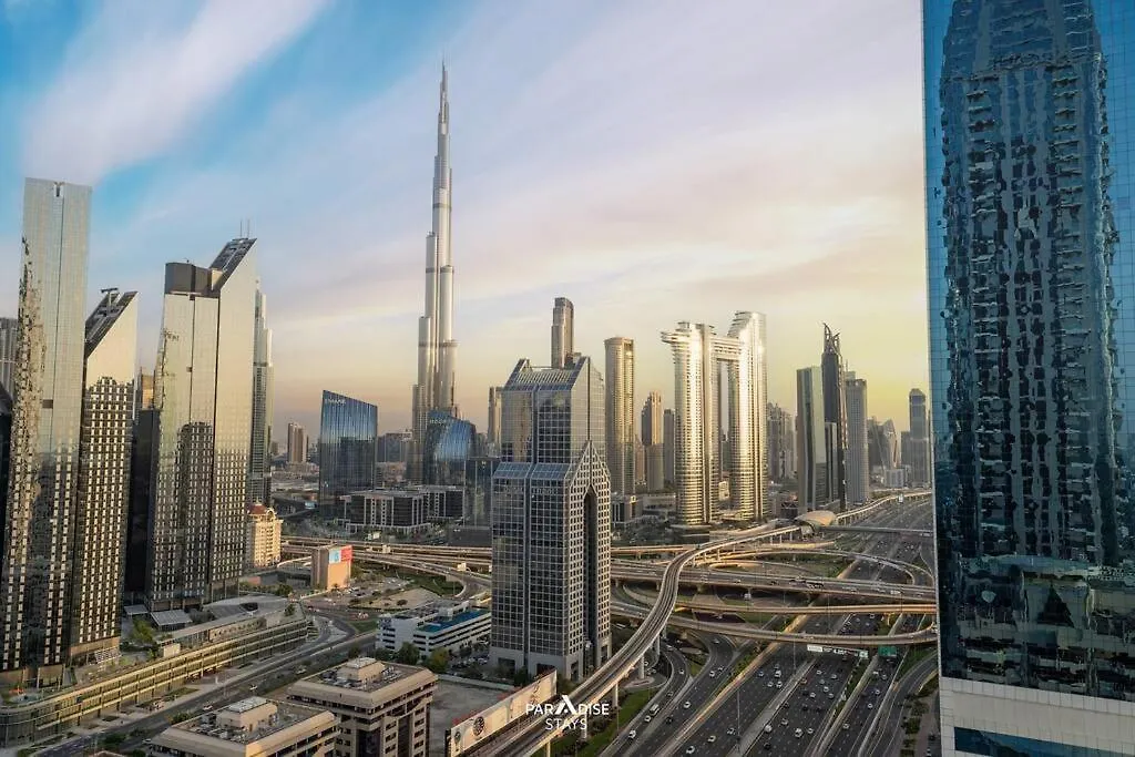 Daire Full Burj Khalifa Views, Central Location Dubai